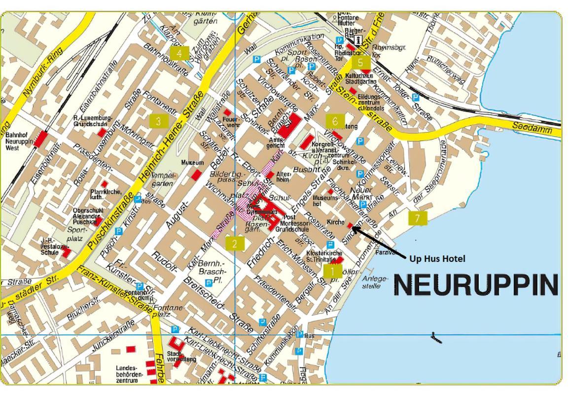Up Hus Hotel Neuruppin Εξωτερικό φωτογραφία